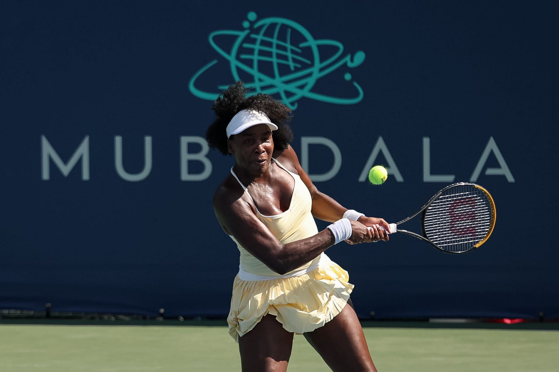 Venus Williams during the Mubadala Citi DC Open 2025 in Washington, DC. (Photo by Getty Images)